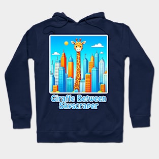 GIRAFFE BETWEEN SKYSCRAPER Hoodie